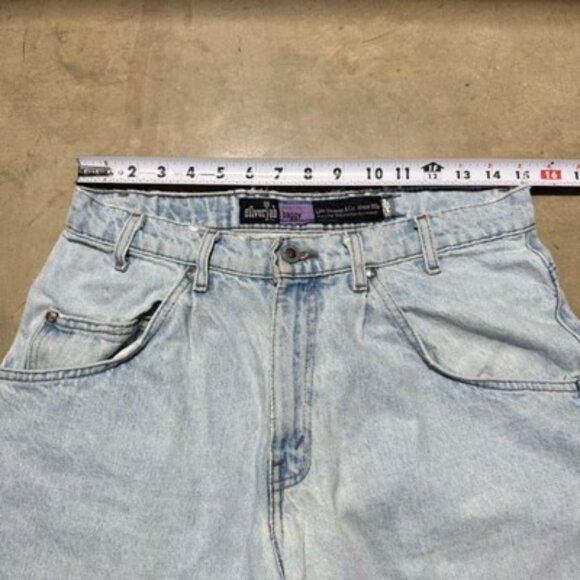 Vintage 90s Levi’s Silver Tab Purple Label Baggy Jeans 30x31 Medium Silvertab - Picture 6 of 12